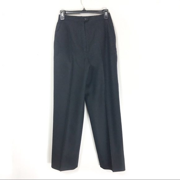 Vintage 100% Merino Wool High Waisted Pants - Picture 1 of 7